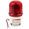 Ruilogod Allarme del suono della sirena rossa industriale che ruota la lampeggiante DC 24V 10W