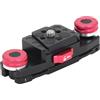 Generic Clip per Tracolla per Fotocamera, Clip per Zaino per Fotocamera in Lega di Alluminio, Silicone, Antiscivolo, Vite da 1/4 di Pollice per Uso Esterno