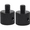 FEICHAO 2 adattatori a vite da 1/4-20 x 6 3/8-16 x 6 maschio a 3/8-16 x 9 M4 M6 M8 M10 vite femmina con foro laterale di rinforzo per treppiede fotocamera fotografia accessori di conversione giunto