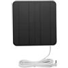 Jectse 2 Pannelli Solari da 12 W, Adatti per Telecamera di Sicurezza Ring Cam Plus Pro, Caricatore Solare, Cavo da 9,8 Piedi IP65 Resistente All'acqua Porta Micro USB DC USB C,