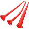 FUTUREORYY Utensile per Calafataggio Ugelli in Gomma Rossa 3 Pezzi, Controllo Preciso, Struttura Allungata Bocca Spessa, Punta Sottile e Curva