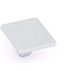 SACAR DUE SRL Pomolo quadrato in metallo laccato grigio 35 x 35 mm