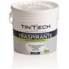 CFadda Tintech Idropittura Traspirante per Interni, 4 L, Bianco, Finitura Opaca, Resa 10 mq/L