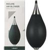 VSGO Pompetta professionale Moline per rimozione della polvere da fotocamere, videocamere, obiettivi, sensori, nero, DDA-3