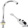 Fdit Rubinetto a Pedale, Set di Rubinetti per Lavabo Rubinetto di Comando a Pedale per Rubinetto Dell'acqua a Pedale per Medicinale per Bagno