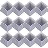 Ulalaza 16Pcs Chair Leg Caps con feltro Silicone Floor Protector anti-Slip PreEI Graff Piedi Coperture