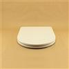 IDROTOP Copriwater per OLYMPIA NICOLE TERRA/SOSPESO/MONOBLOCCO TERMOINDURENTE BIANCO cerniera inox normale o rallentata soft close