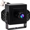 ELP Mini Box USB per computer 5 megapixel HD Webcam con obiettivo da 3,6 mm per visione artificiale OV5640 UVC USB2.0 Lightburn PC Camera per macchina per incisione, stampante 3D, robot, scanner 3D
