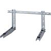 Vecamco Staffa Regolabile ZINCATA a CALDO cm 52 per Climatizzatore portata 160 Kg.