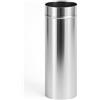 FORTUNATO Tubo Acciaio Inox Canna Fumaria Evacuazione Fumi Efficienza Impianto Riscaldamento Spessore 0,5 mm Altezza 250 mm (Ø 200 mm)