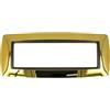 A2ZWORLD Placca Bombe 7M 7 Moduli Posti Compatibile Con Bticino Living International Per Scatola 507 (Oro Lucido)