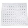 Dioche 12 Pollici Soffione Doccia a Pioggia Ultrasottile, Testa di Doccia Ultra Sottile Quadrato in Acciaio Inox, 30 x 30 cm, Argento