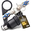 Instalguru Filtro Separatore Fanghi Magnetico 1 Pollice DN25 Riscaldamento Impianto Termico Trattamento Acqua Calda Magnete Neodimio Anticalcare Abitazioni Condomini Sistemi