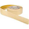 ProfiPVC Battiscopa PVC 50x20 mm - 15 metro, Adesivo, con Striscia Spezzata, Battiscopa Angolare Autoadesivo, flessibile e morbida, montaggio facile, 50x20 mm, Cremoso