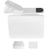 Generic Riflessione dello specchio del telefono universale - 11,5 x 8 x 1 cm clip on vetro HD, vista posteriore antiriflesso con rotazione a 360°, accessorio portatile leggero | Vetro regolabile per selfie