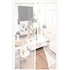 BBMMCLL Zanzariera Magnetica Per Portes,125x220cm (49.21x86.61in) Magnetiche Chiusura Automatica Anti Zanzare Mosche Insetti Tenda per Porte ，Facile da installare senza perforazione-Bianco