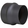 LANZZAS Lanzas, tubo per prolunga della canna fumaria, da 120 mm a 150 mm (diametro Ø 150 mm), colore: nero-metallico - altri tubi del nostro assortimento, li trovate qui.