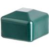 EMFA 10 pezzi capuccio quadrato 70x70 mm verde plastica cappucci per palo cappucci per tubolari