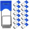 SHINEOFI Clip a Molla Per Faretti Da Incasso Led Supporto Base Per Lampada Da Soffitto Clip Di Fissaggio Per Luci Da Incasso Facile Installazione Per Ambienti Domestici E Uffici