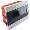Elmark Quadro elettrico centralino 9 moduli DIN box incasso oppure superficie scatola IP40 interruttori magnetotermici (Incasso)