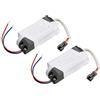 Generic XYWHPGV Driver LED 8-12 W Corrente costante 300 mA Alta potenza AC 85-265 V Uscita 24-46 V Alimentatore esterno Lampada da soffitto a LED Trasformatore raddrizzatore 2 pezzi(7cb30 e71fb 77774 7158a 65