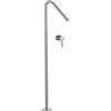 XDSMB Rubinetto Vasca da Terra 304 Acciaio Inox Spazzolato, Monocomando Miscelatore per Vasca Free Standing Caldo e Freddo,Spazzolato