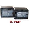 vhbw 2x batteria compatibile con Panasonic HC-V10, HC-V100, HC-V100EG-K videocamera camcorder (3200mAh, 3,6V, Li-Ion) con infochip