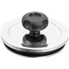 ALLINOX Tappo Per Ispezione Canna Fumaria In Acciaio INOX Con Guarnizione Per Tubo Di Uscita Fumi e Sistemi Camino (DN 100)