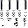 Brico Kit Kit Fumi Diametro 200 con Doppia Parete in Acciaio Inox DW25, Altezza 5,24m, Kit Stufa a Pellet, Canna Fumaria Coibentata Doppia Parete con Lana Di Roccia 200 | Brico Kit