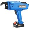 XUEMANSHOP Legatrice elettrica Rebar da 12 V, con scatola di immagazzinaggio, 2 batterie agli ioni di litio, lunghezza del filo di 300 - 500 mm (blu)