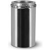 Oskar Tubo a doppia parete in acciaio inox 500 mm I Componenti per canne fumarie I Diametro interno 130 mm I Isolamento a doppia parete ottimale I Oskar