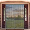 DOGUO Zanzariera Magnetica Porta Finestra 170 x 300 cm Tenda Magnetica Zanzariera Senza Foratura Tenda Zanzariera Magnetica Zanzariera Magnetica Per Finestre, Grigio