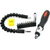 Sconosciuto Deviatore a cricchetto set di cacciaviti kit di utensili a mano con albero flessibile universale 9PCS cacciavite collegato asta Magnetizzatore