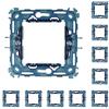 ZOREI Supporto Compatibile Con Vimar Arke, Supporto Per Scatola 502 503 504 507 (10, 2 Moduli/Posti)