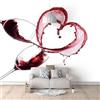 Wallpaper-3D-XLM Bicchieri Da Vino Semplici E Creativi Arte Personalizzata 3D Carta Da Parati Facile Installare Mobili Sfondi Ufficio Divano Camera Letto Sfondo Decorazione Murale-200cm×140cm