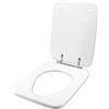 IDROTOP Copriwater per IDEAL STANDARD VELARA BIANCO I.S. CERNIERA A TUBETTO Cromo-Sedile-Asse Wc