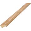 Hobby Legno - Fermavetro Rivestito In Legno Di Tanganica Non Verniciato mm. 23X27X2400 Battuta mm. 19, 5 (Prezzo Per ml. 14, 40)