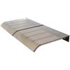 Zlovne Tettoia per Porta Pensilina in Policarbonato Spessa 3 Mm, Tenda da Veranda Protezione Solare Antivento Modulabile, per Finestre (40x150cm/16x59)