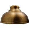 DC VOLTAGE Moderna Lampada a Sospensione Con Paralumi In Metallo Ottone Giallo Forma a Cupola Curva Facile da Installare su Attacchi E27 Per Apparecchi di Illuminazione da Soffitto Per Cucina