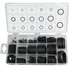 topolenashop KIT 222 PZ GUARNIZIONI O'RING 17 MISURE DIVERSE ORING ANELLI GOMMINI