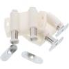 jojofuny 2 Pezzi Magneti per Armadi con Meccanismo Push To Open e Rimbalzo Automatico per Ante di Mobiletto da Cucina in Plastica e Acciaio Inossidabile Beige
