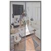 BBMMCLL Zanzariera Magnetica Per Portes,100x260cm (39.37x102.36in) Magnetiche Chiusura Automatica Anti Zanzare Mosche Insetti Tenda per Porte ，Facile da installare senza perforazione-Grigio