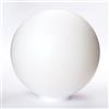 ORION LIGHTSTYLE Vetro di ricambio come paralume (Ø 250 mm), bordo obliquo 100 mm, sfera di vetro, opale, bianco opaco