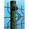 ITALFROM PALO TUBOLARE TONDO VERDE DIAMETRO 48 mm - ALTEZZA PALO 200 cm - COMPLETO DI 4 PIASTRINE PER FISSAGGIO(2388)