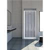 ROLLPLAST PINTO Rollplast BVEN2LONCC28110 Box doccia a soffietto, dim. 110 cm x H 185 cm, in PVC, a un lato, anta unica, con apertura laterale., Bianco
