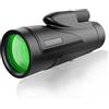 ZXIANGZ Telescopio monoculare, Telescopio monoculare ad alta definizione 10X42, Lente FMC, Prisma BAK4, Impermeabile antiappannamento Antipolvere, Adatto per animali selvatici, Birdwatching, Escursionismo, C
