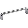 Gedotec design maniglia ad arco vintage 192 mm maniglia per mobili in ottone lucido cromato - H10302 | Maniglia per cassetto cucina stile country | Maniglia ad arco anticata spazzolata | 1 pezzo - M
