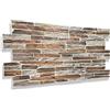 EURODECO | Pannelli decorativi da parete 3D 4 m² effetto pietra, 10 pezzi, pannelli da parete, rivestimento murale, pannelli da soffitto, rivestimento in PVC, piastrelle finte per tatuaggi da parete