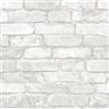 Ray-Velocity Carta da Parati Autoadesiva Mattone, Pietra Grigio Effetto Mattone Carta da Parati, Rimuovibile Vinile Staccare e Attaccare Carta a Contatto Rotoli per Soggiorno, Cucina, Bagno Decor (200cm, A5)