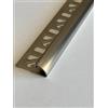 MED BUILDING SOLUTIONS MED Profili pavimenti e rivestimenti, profilo jolly ad angolo, Acciaio inox, Alluminio e Plastica (ACCIAO INOX SATINATO H10)